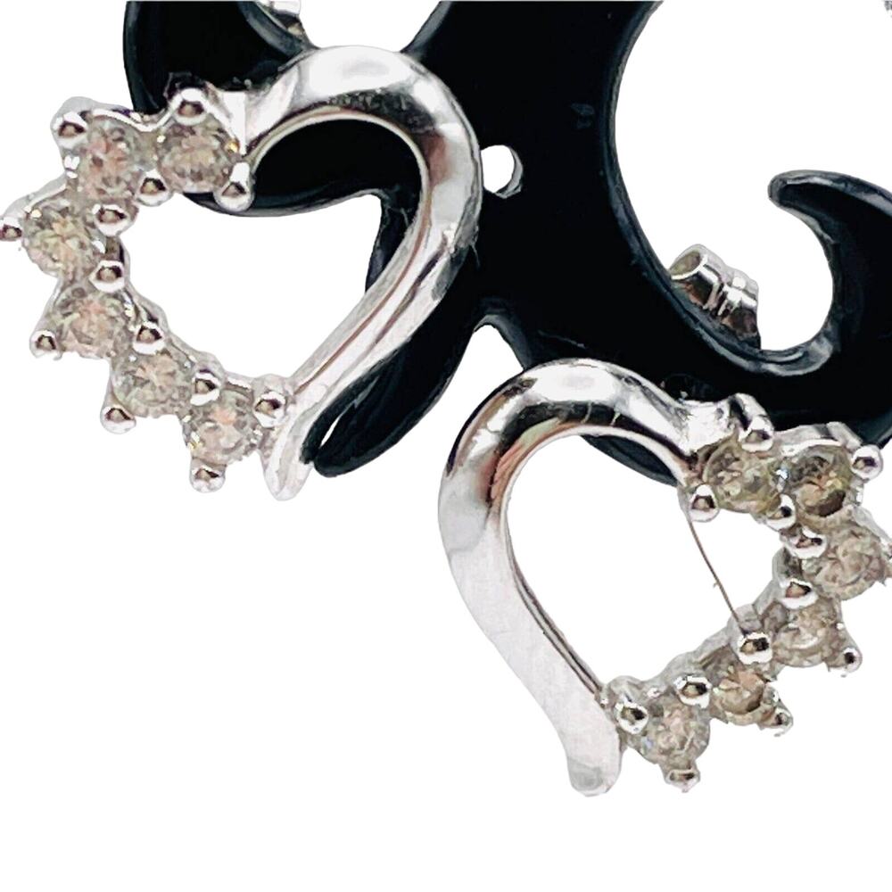 Sterling Silver Heart Stud Earrings Clear CZ 925 Butterfly Back Prime Art Jewels